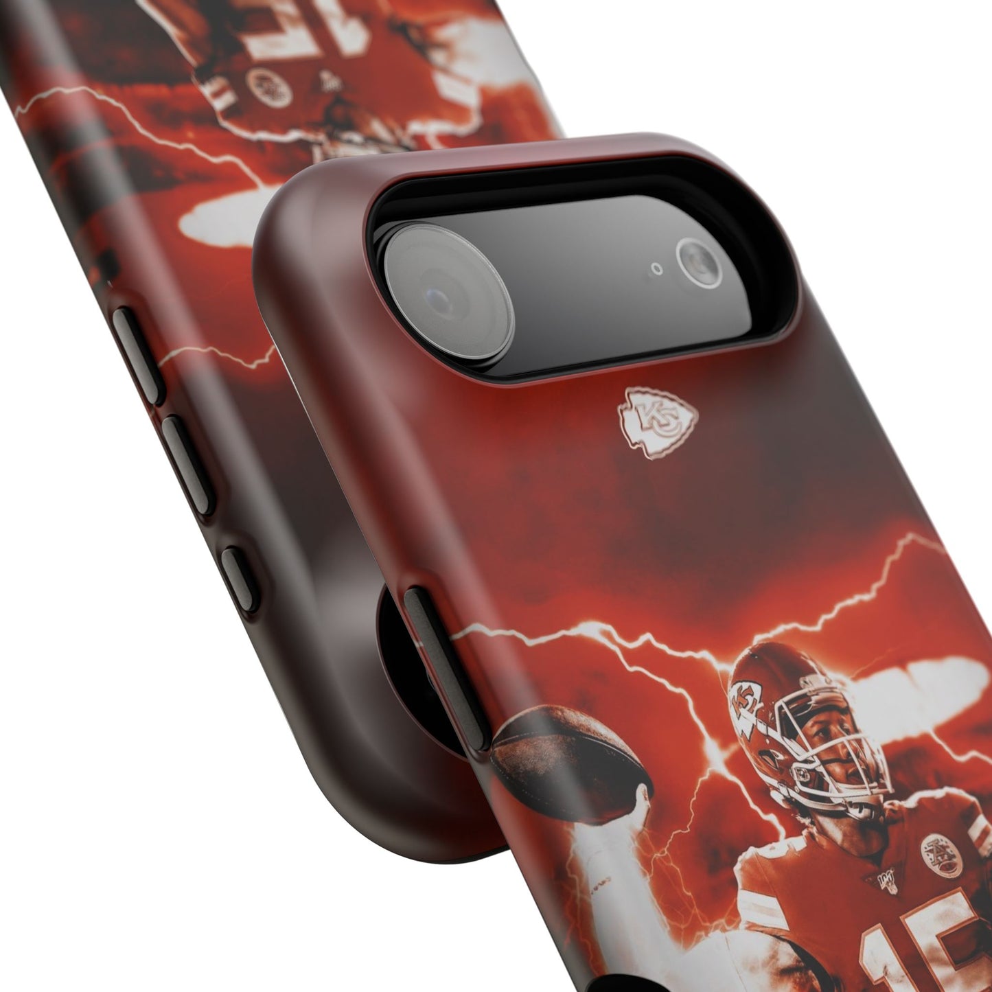 Patrick Mahomes Football Phone Case | Impact-Resistant Case