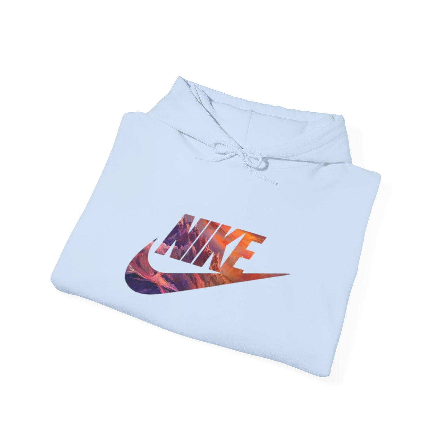 Nike Swoosh Sunset Hoodie — Floral Gradient Logo Pullover