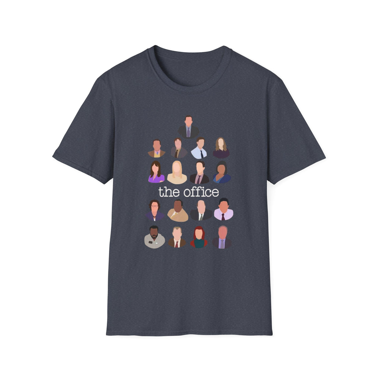 The Office Minimalist Character Grid T-Shirt