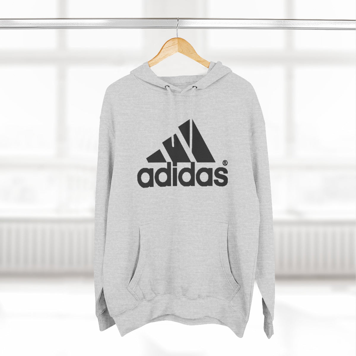 Three-Panel Fleece Hoodie
