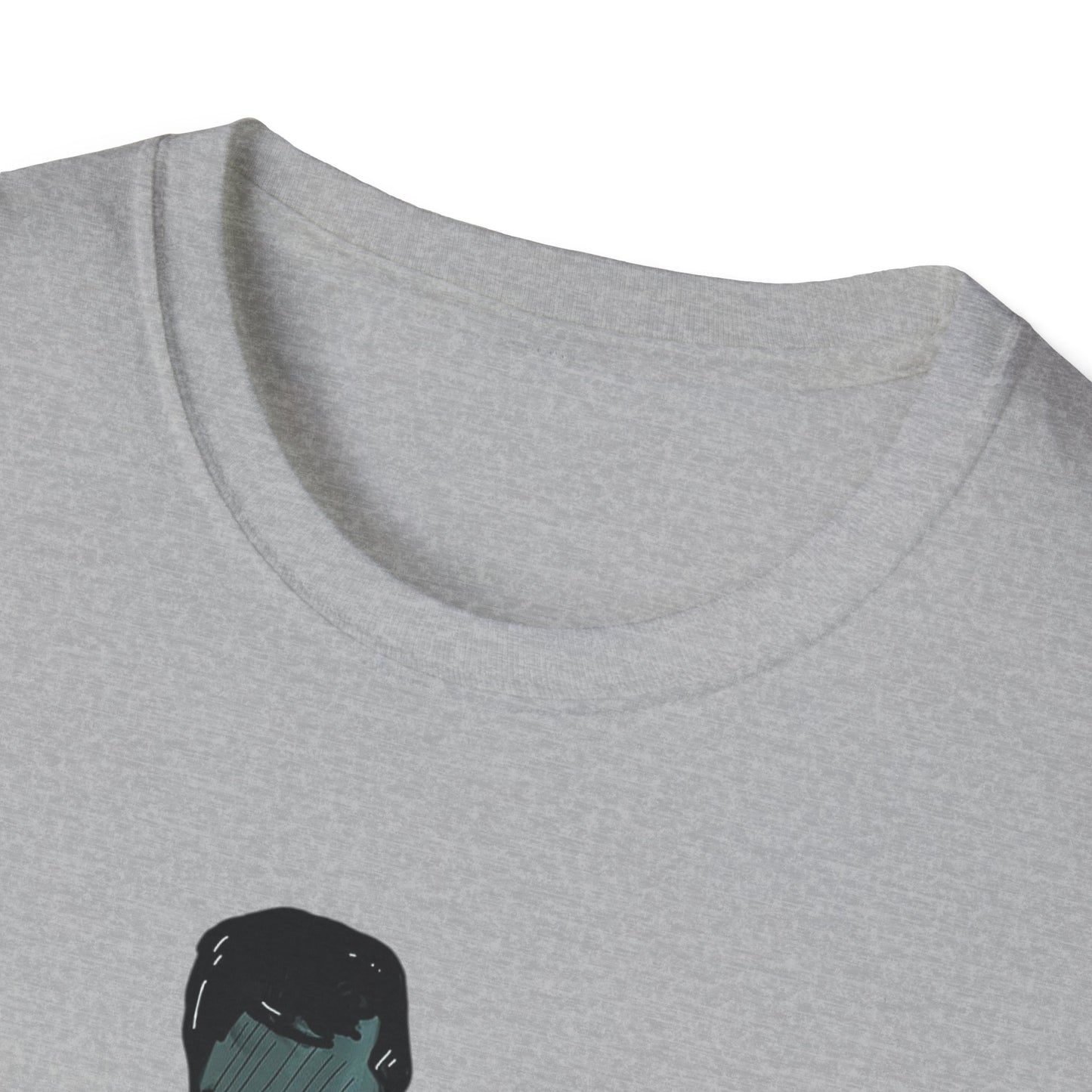 Elvis Graphic T-Shirt — Acoustic Music Tee with Color Icon Accents