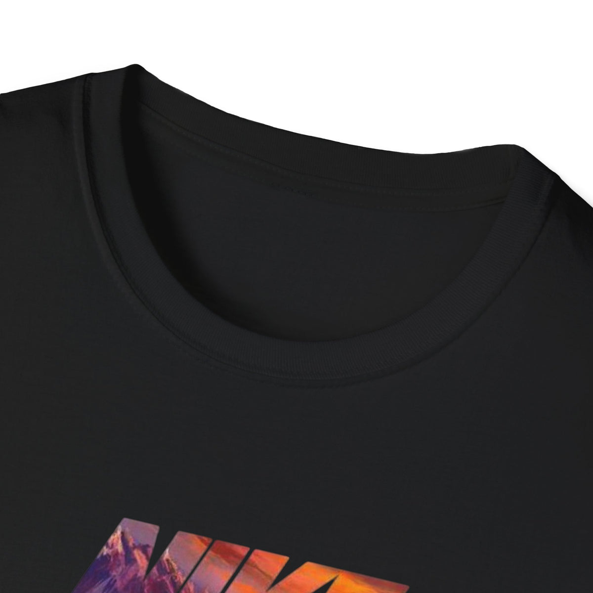 Sunset Swoosh T-Shirt | Colorful Abstract Swoosh Tee