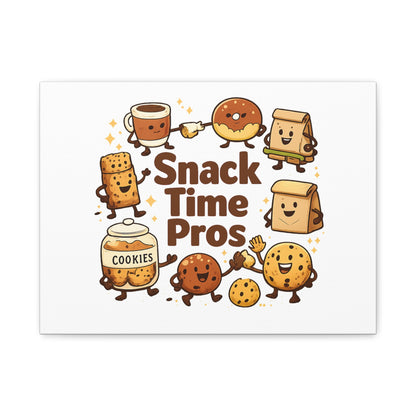 Snack Time Pros Canvas | Office Humor, Meeting Memes, Coffee Fuel