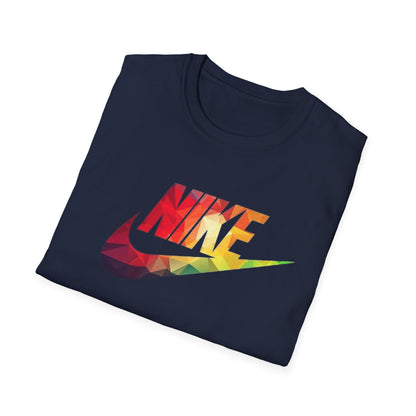 Rainbow Swoosh T-Shirt | Retro Logo Graphic