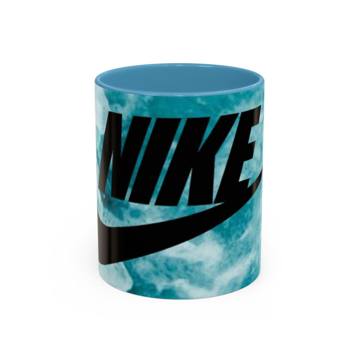 Swoosh Logo Coffee Mug | Accent Ceramic Mug