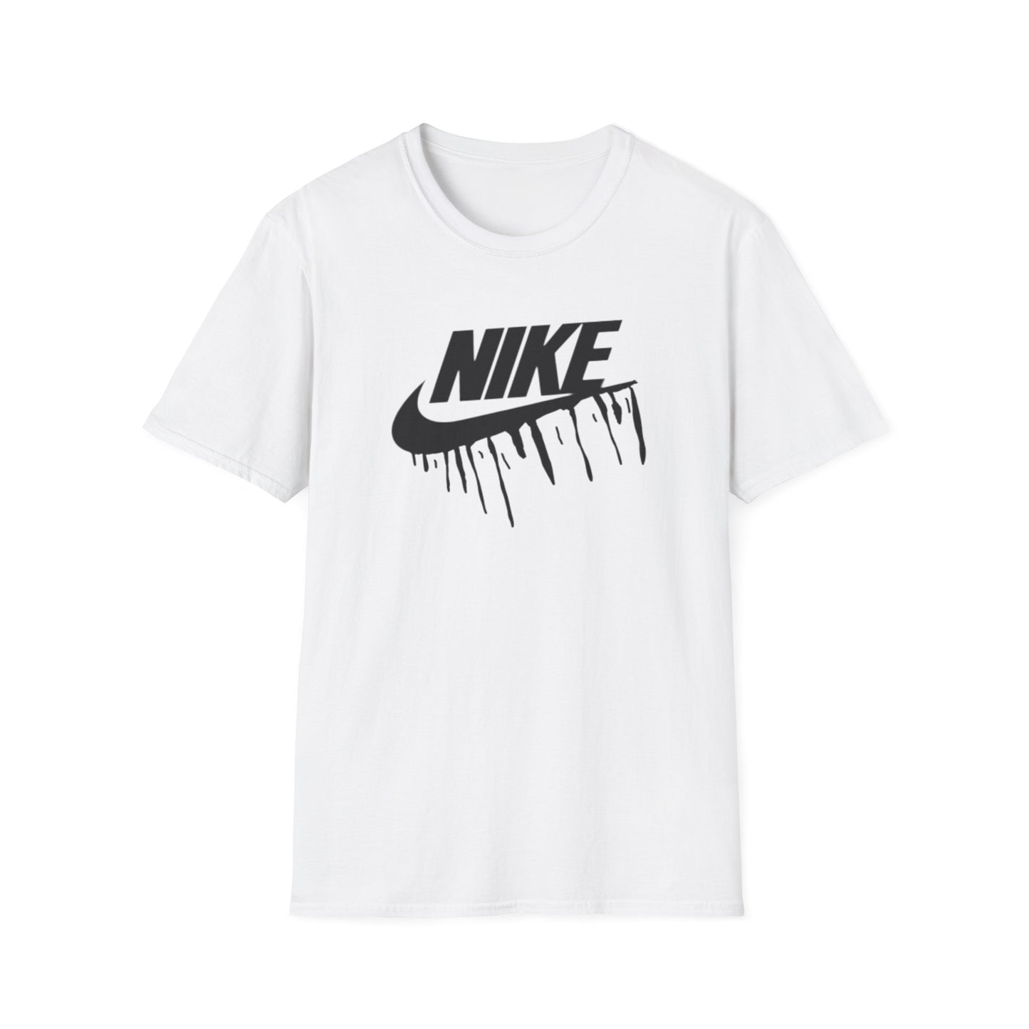 Dripping Swoosh T-Shirt | Streetwear Logo Graphic