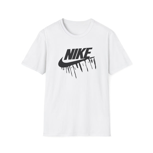 Dripping Swoosh T-Shirt | Streetwear Logo Graphic