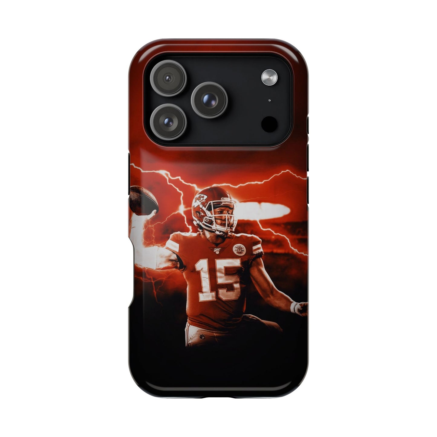Patrick Mahomes Football Phone Case | Impact-Resistant Case