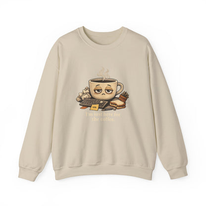 Too Tired for This Sweatshirt | burnout, coffee sleepy mental health humor