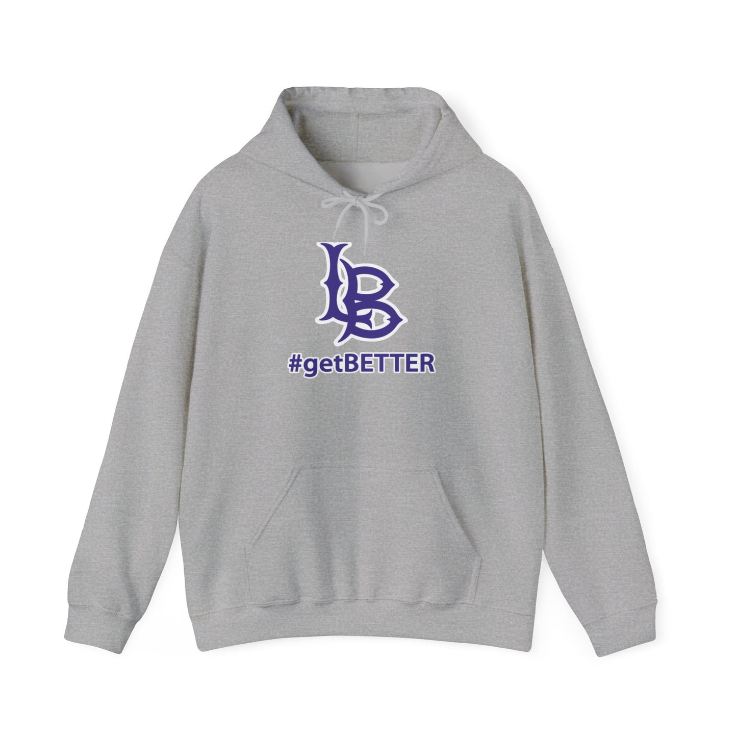 #getBETTER LB Logo Hoodie — Motivational Long Beach Sweatshirt