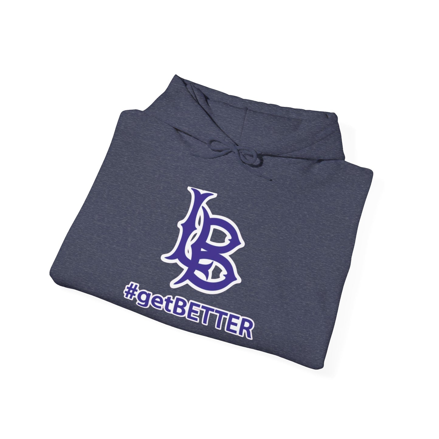 #getBETTER LB Logo Hoodie — Motivational Long Beach Sweatshirt