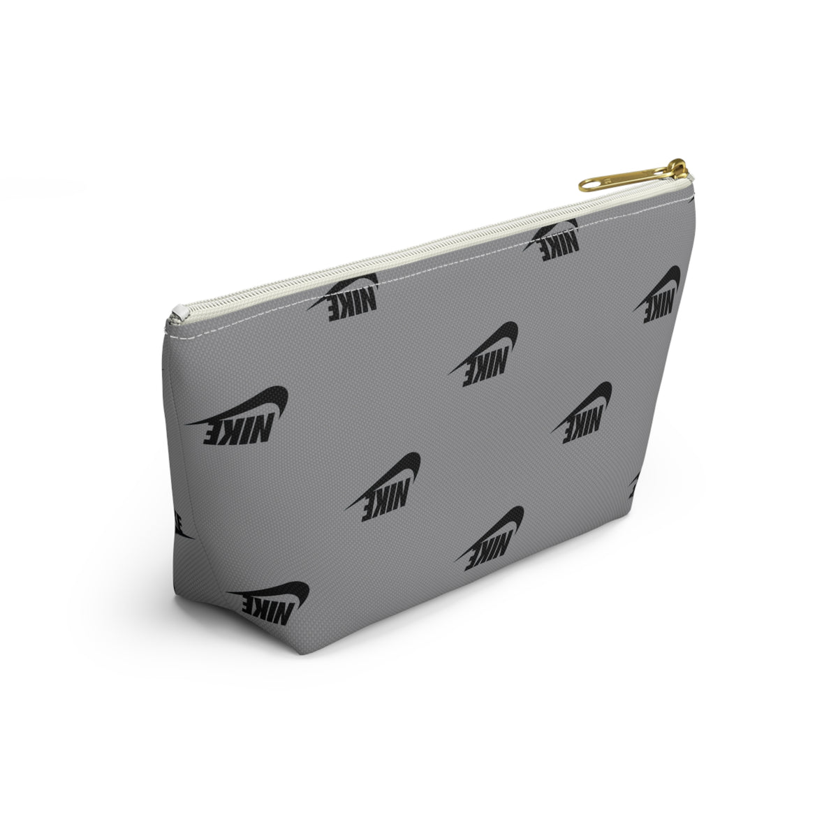 Repeating Swoosh Pattern Accessory Pouch