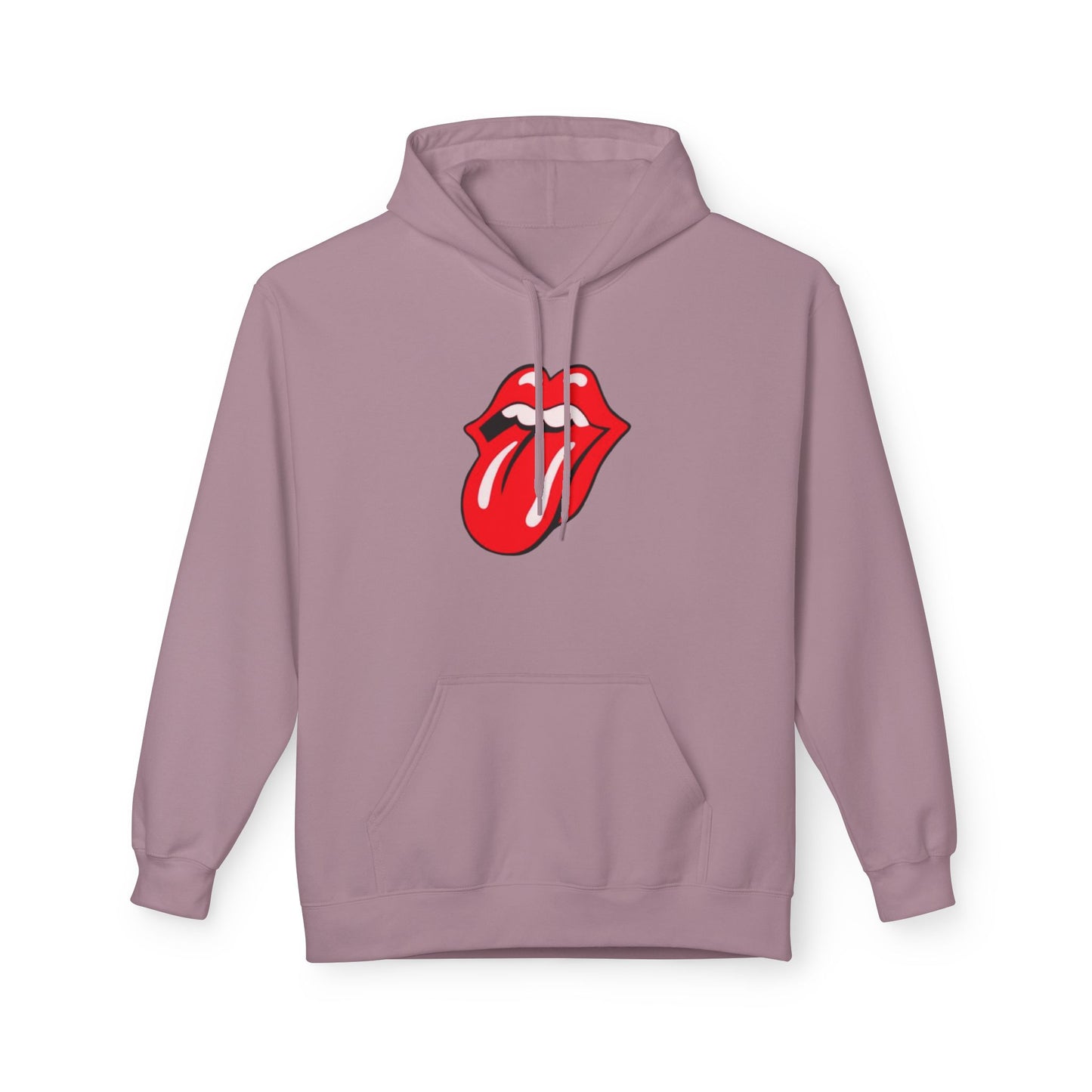 Classic Rock Tongue Hoodie — Red Lips Icon Pullover