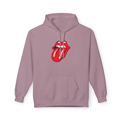 Classic Rock Tongue Hoodie — Red Lips Icon Pullover