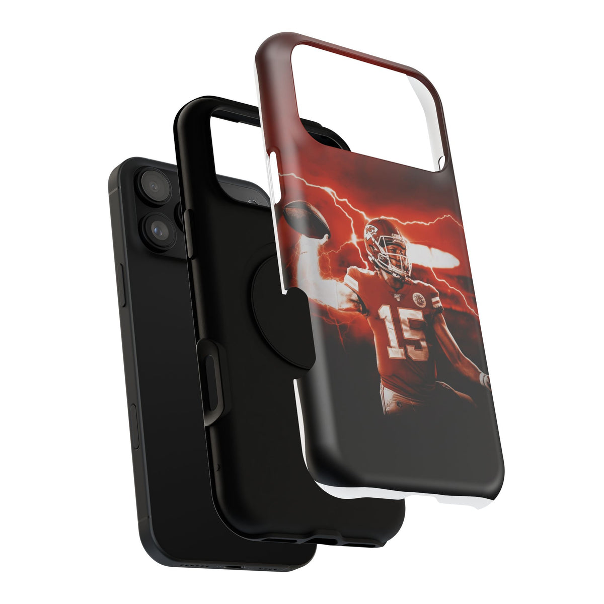 Patrick Mahomes Football Phone Case | Impact-Resistant Case